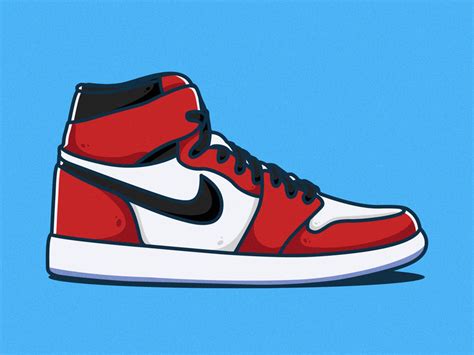 Nike Air Jordan 1 cartoon